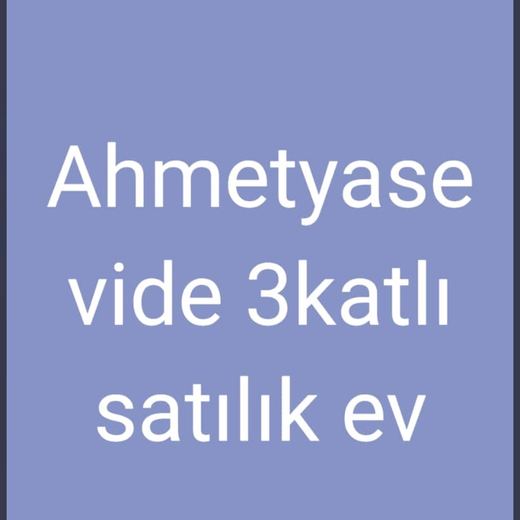 Ahmet Yesevi satılık ev görseli