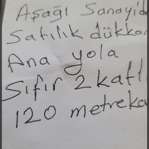 Aşağı Sanayi satılık dükkan görseli
