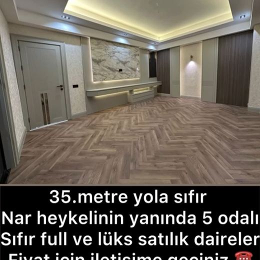 Satılık lüks daire salon görseli