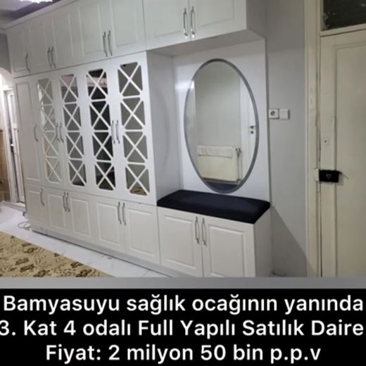 Bamyasuyu sağlık ocağı yanı satılık daire görseli